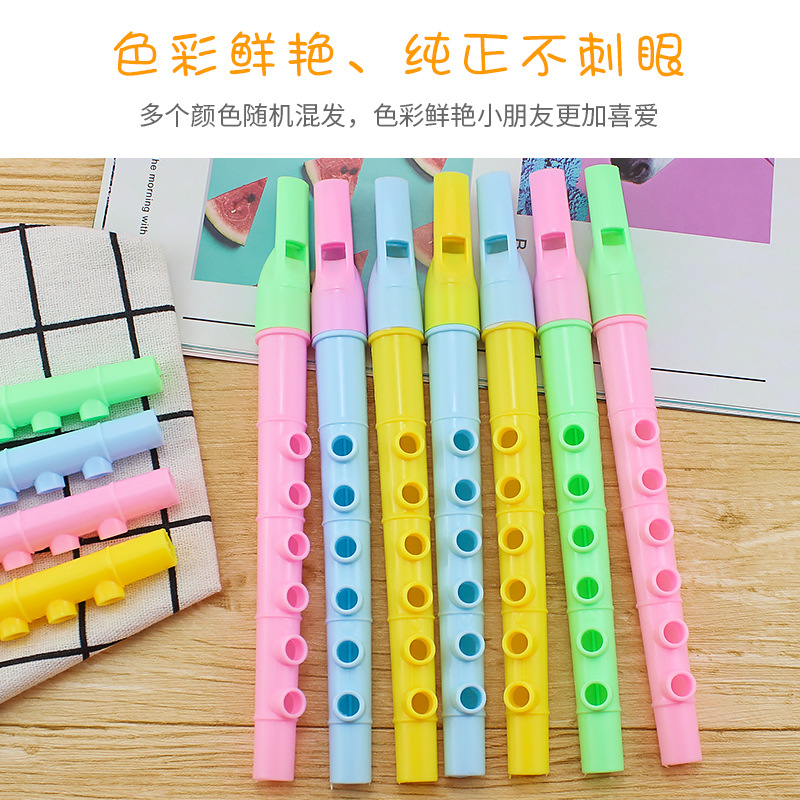 16cm Large Six-Hole Recorder Children's Musical Instrument 6-Hole Plastic Flute for Primary and Secondary School Students