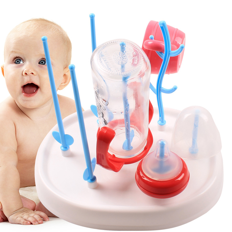 Baby feeding bottle drying rack nipple water cup rack drying rack draining bracket storage rack feeding bottle drying rack