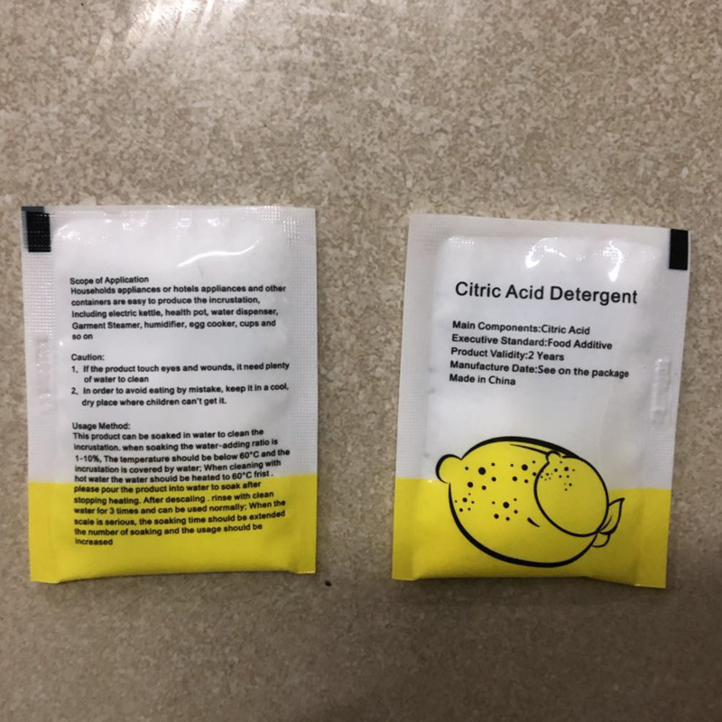Citric Acid Descaler Remover Water Heater Cleaning Agent Tea Stain Remover Tea Stain English Version Food Grade 10g