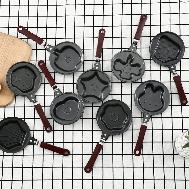 Xinmao children's mini frying pan small oil pan household creative small size non-stick pan love cartoon omelette pan wholesale