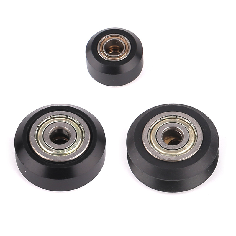 3D printer accessories pulley guide rail POM size V wheel passive peilin transmission encapsulation 20 profile engraving machine