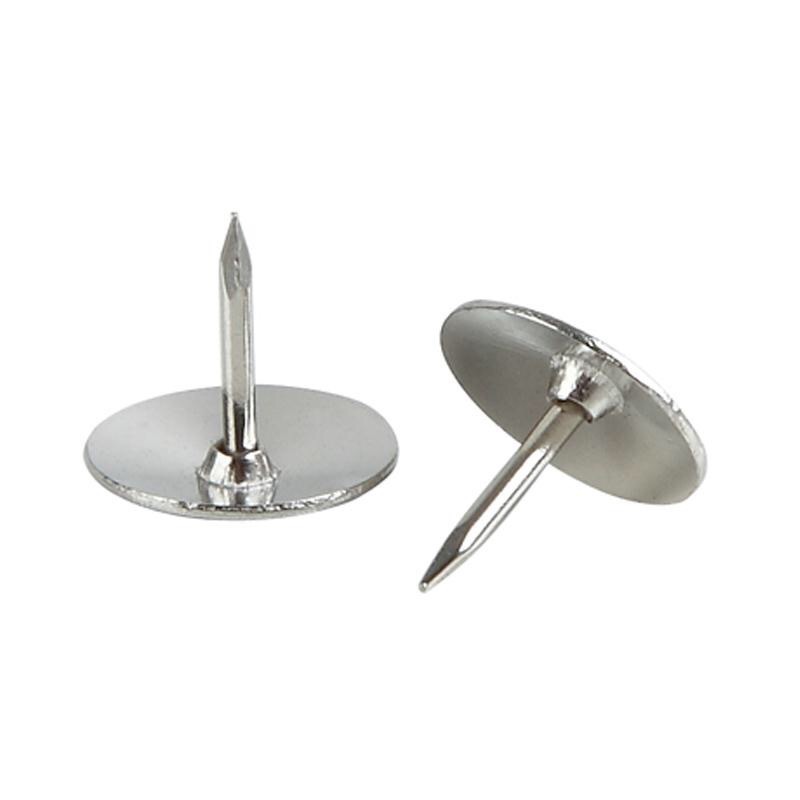 Office supplies silver push pin nickel plated big head nail flat head press nail metal round head nail Cork nail wall nail wholesale