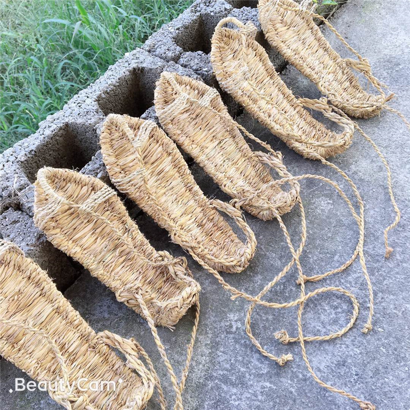 Оптовые ручные плетёные соломенные обувь драконьей бороды для Красной Армии, обувь на длинный марш, снежные нескользящие туфли