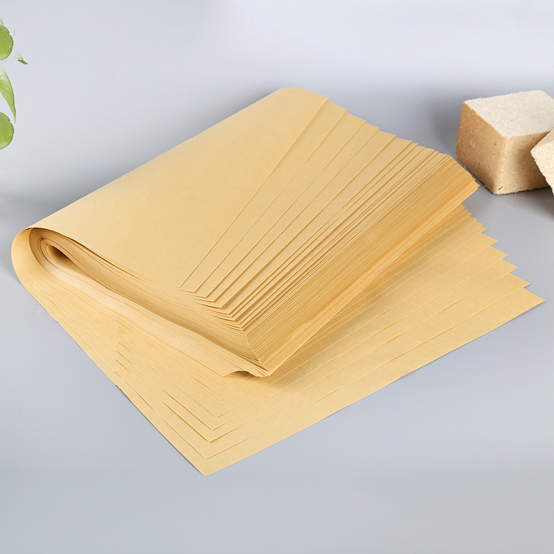 Roast Duck Food Wrapping Paper Disposable Oil-absorbing Paper Oil-proof Kraft Paper Coated Wood Pulp Kraft Paper