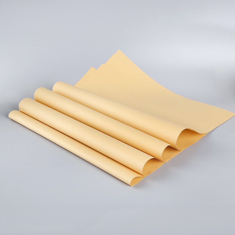 Roast Duck Food Wrapping Paper Disposable Oil-absorbing Paper Oil-proof Kraft Paper Coated Wood Pulp Kraft Paper