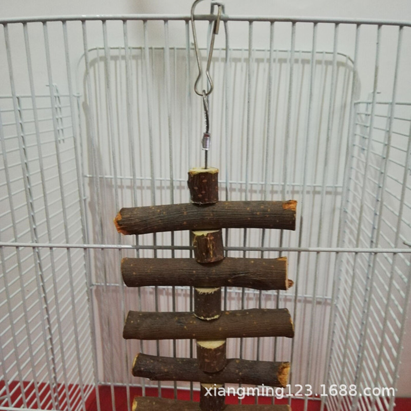 Dried Apple Branch Chew Toy for Hamsters, Chinchillas, Rabbits, and Parrots