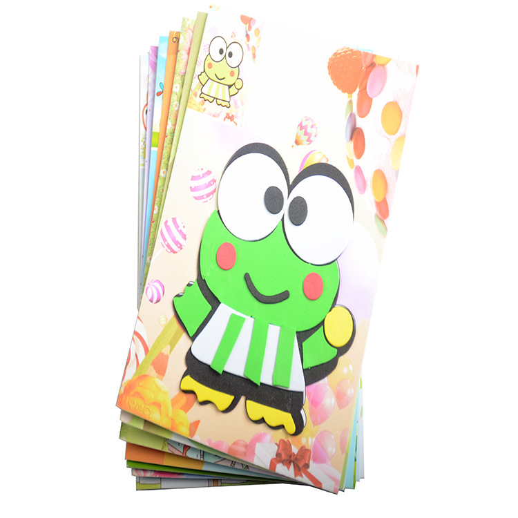 Factory Direct Sales Eva Small Stickers Eva Stereo Stickers Eva Handmade Stickers Q Series Stickers