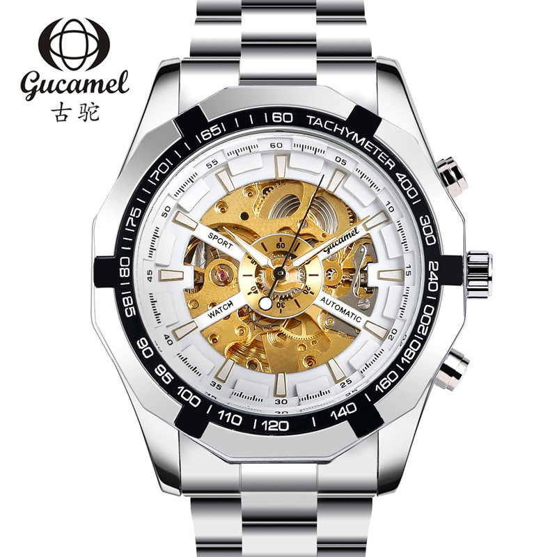 Watch ancient camel men's mechanical high-end watches automatic mechanical watches men's foreign trade watches luminous wholesale generation