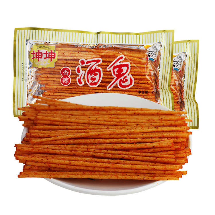 Острый бар Kun Kun 16 г/пакет 8090 ностальгические закуски вкус детства острые продукты оптом