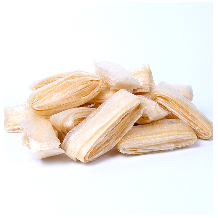 Feiyan Factory Direct Sales 8m Dry Casings Double Layer Dry Pig Casings Flat Diameter 50mm Stuffed Flavored Sausage Ham Boiled