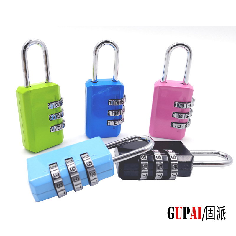 Luggage password lock zinc alloy password lock password small padlock mini cartoon password lock wine bottle lock