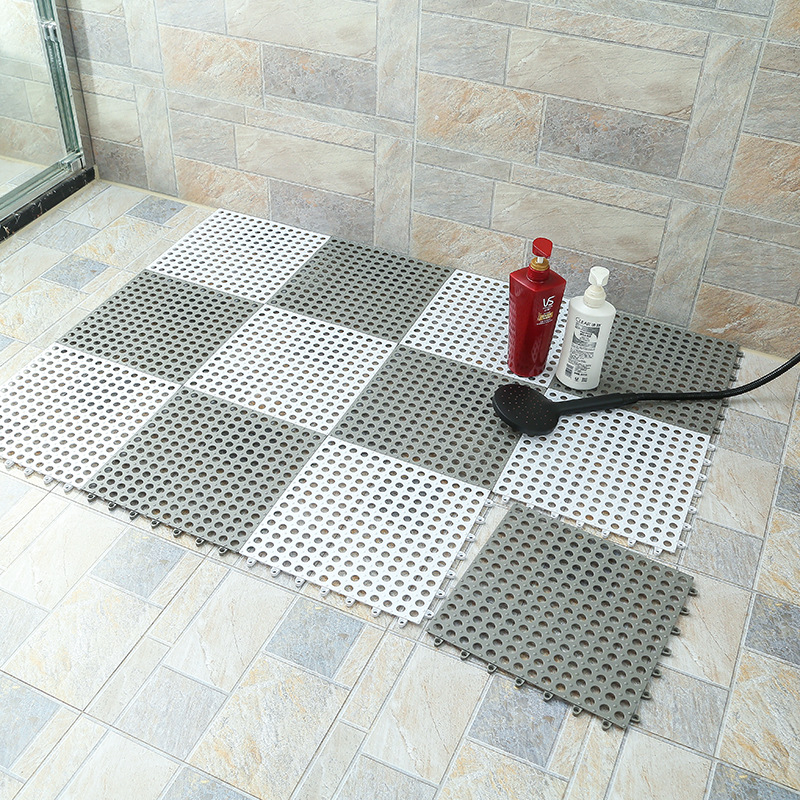 Bathroom non-slip mat splicing floor mat bathroom floor mat home Bath Bathroom Kitchen splicing waterproof floor mat