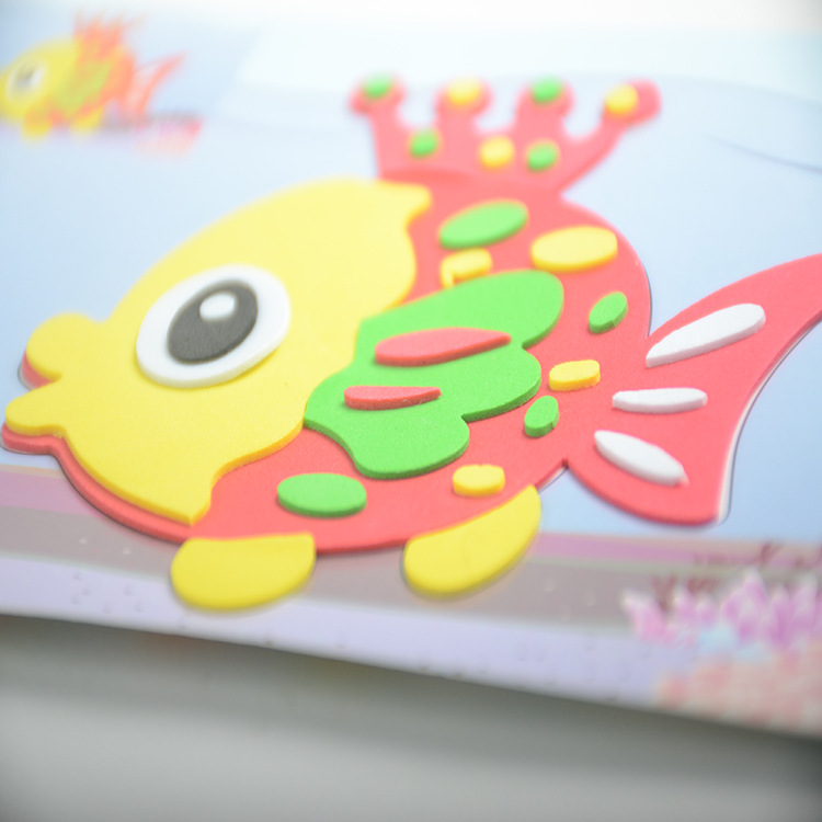 Factory Direct Sales Eva Small Stickers Eva Stereo Stickers Eva Handmade Stickers Q Series Stickers