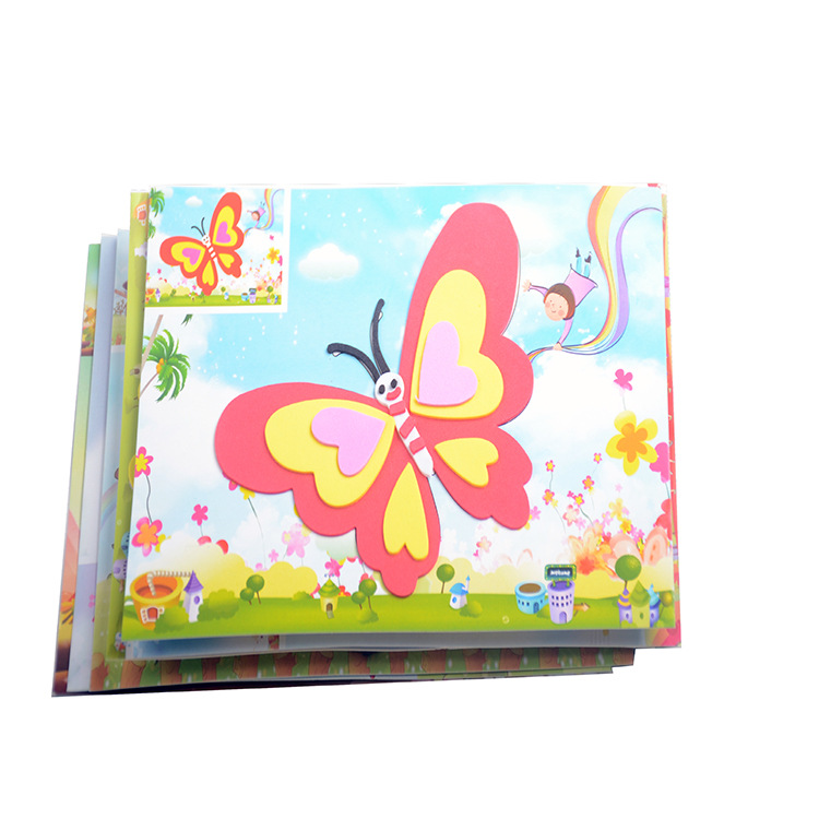 Factory Direct Sales Eva Small Stickers Eva Stereo Stickers Eva Handmade Stickers Q Series Stickers