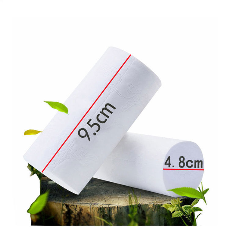 Hotel toilet paper small roll toilet paper 25g solid roll paper 200 circle paper toilet paper wholesale