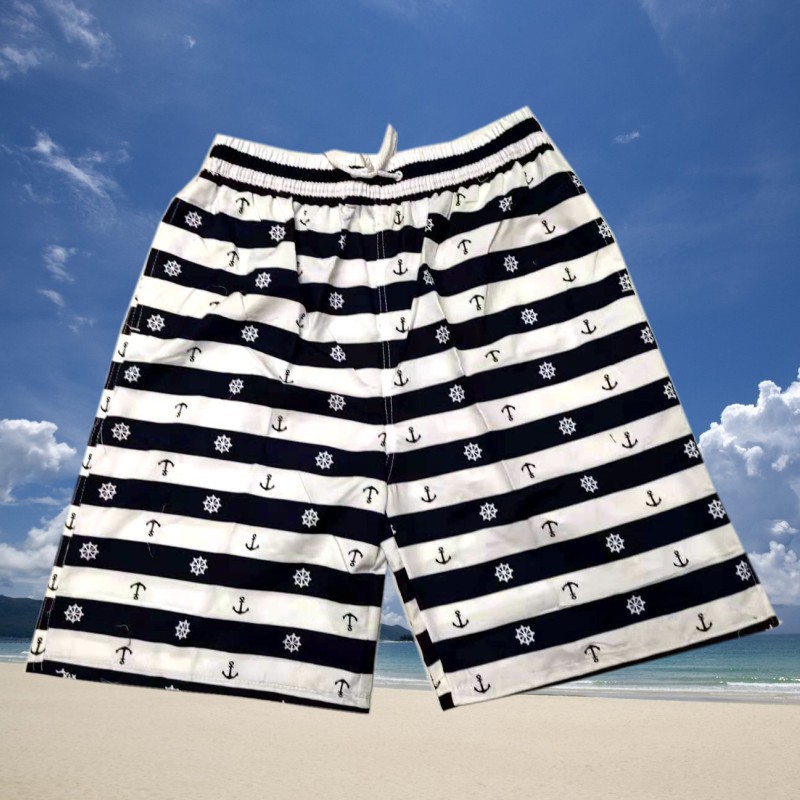 313#02 Popular Superior Men's Summer New Seaside Twill Peach Fur Beach Pants Men's Shorts Trendy Casual Pants