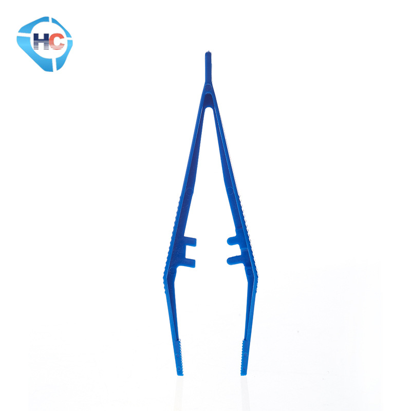 Yaan Disposable Plastic Tweezers, Disposable Dressing Tweezers, Medical Tweezers, Individually/Double-Packaged
