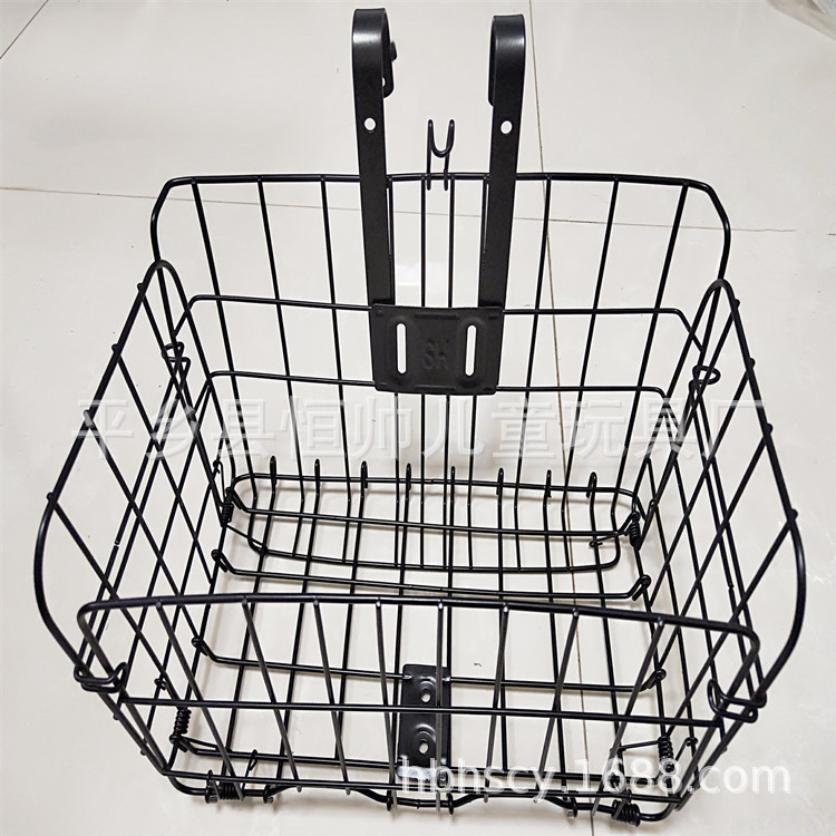 Manufacturer Supplies Mountain Bike Folding Baskets, Universal Bicycle Front and Rear Baskets, Front and Rear Hook Baskets