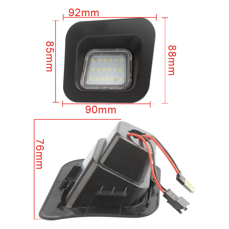 Decoding Pickup Truck License Plate Light Suitable for Dodge Ram 1500 2500 3500 Led