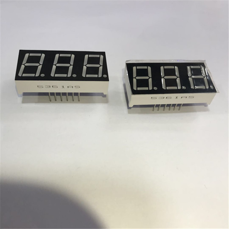 Factory direct 0.56 inch 3 digit digital tube bright red 5631AS common yin/BS common yang digital tube