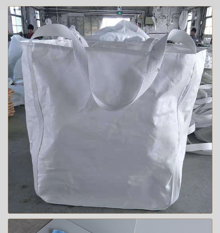New ton bag wholesale large woven bag Bridge pre-pressure ton bag container bag cement bag chemical woven bag White