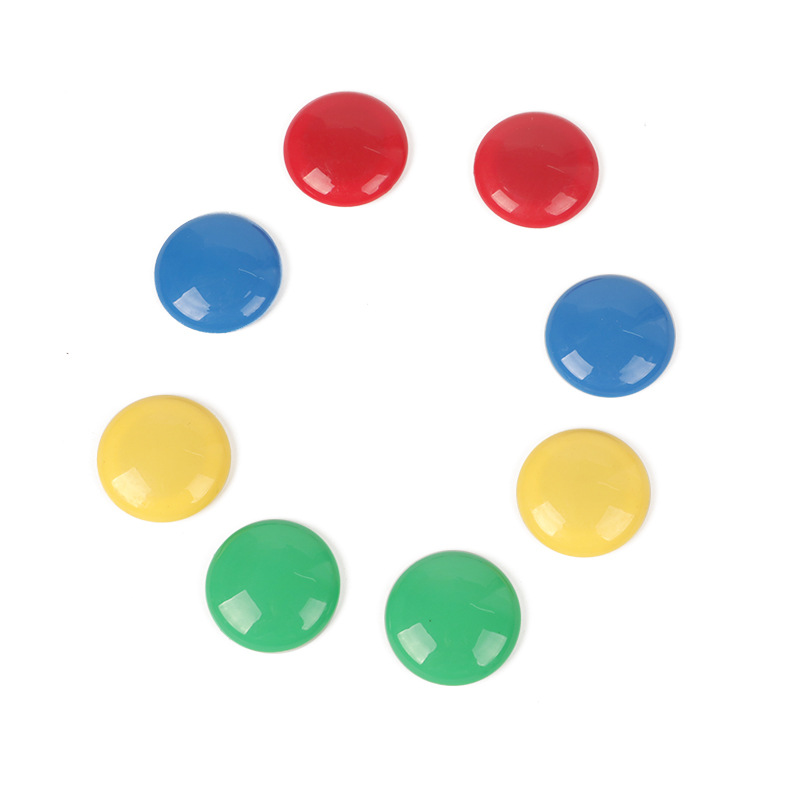 Defu mushroom type whiteboard magnetic particle 3CM strong magnetic nail household office appliance magnetic nail color magnetic buckle 30mm