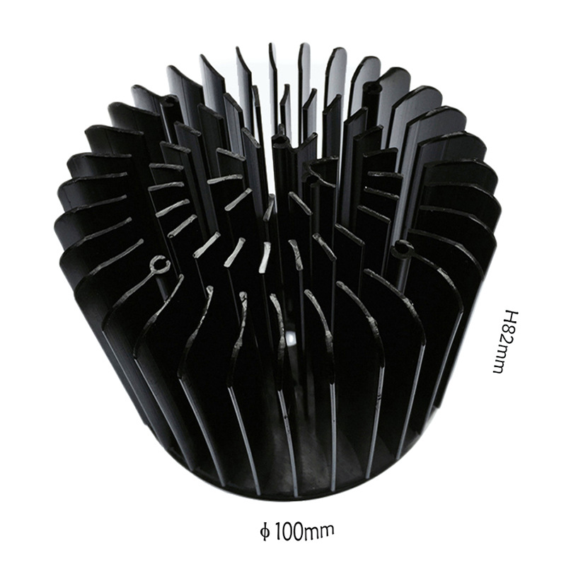 Led Cold Forging Integrated Copper and Aluminum Forging 82*100mm Radiator Cob Downlight Projection Lamp Ceiling Light Radiator