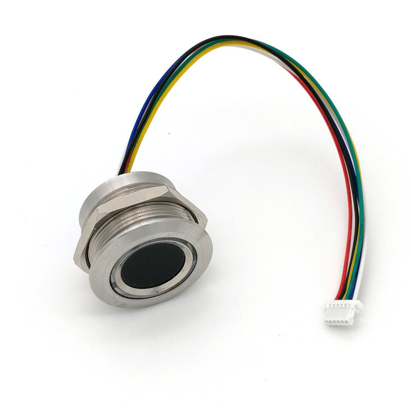 Grow Fingerprint Scanner Stainless Steel Housing R503 Capacitive Fingerprint Module Ttl Serial Port Output High-Precision Data Collection