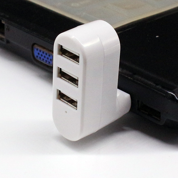 Factory spot rotating USB2.0 HUB splitter 3 mini HUB 3 usb 2.0 docking station
