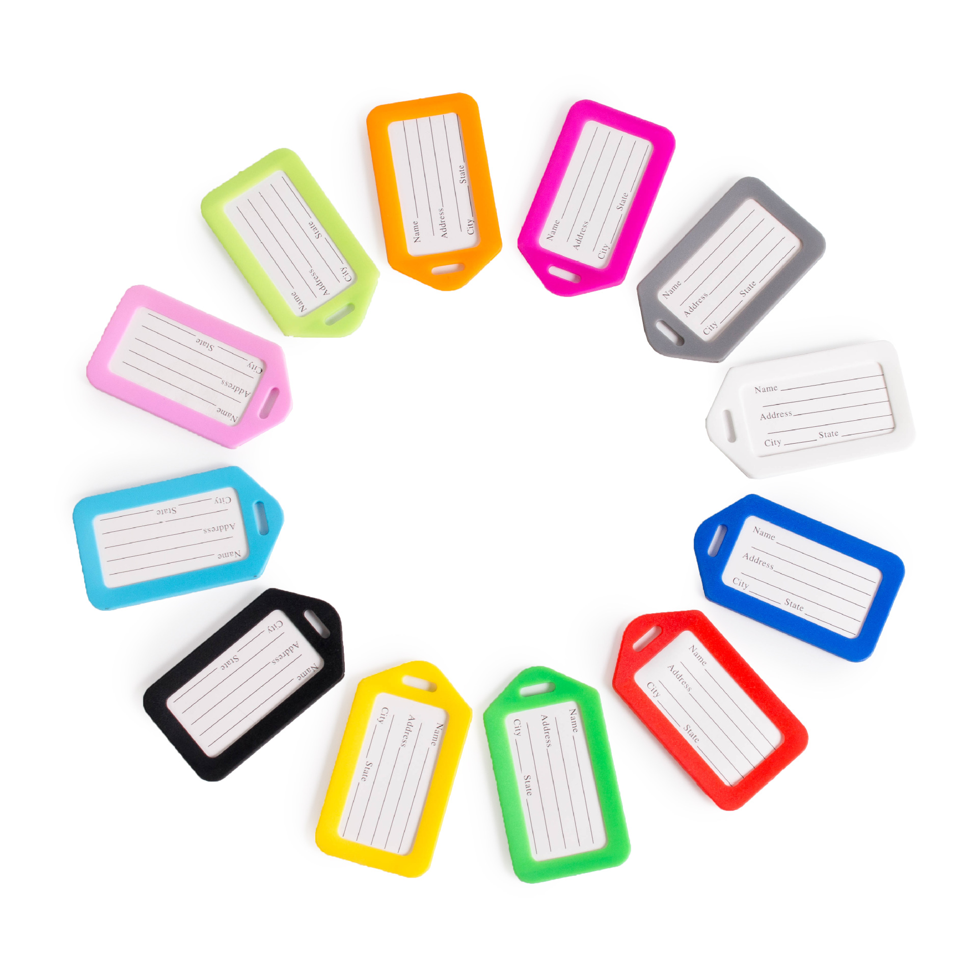 Spot plastic luggage tag label brand name logistics brand luggage case check-in listing aircraft card boarding pass