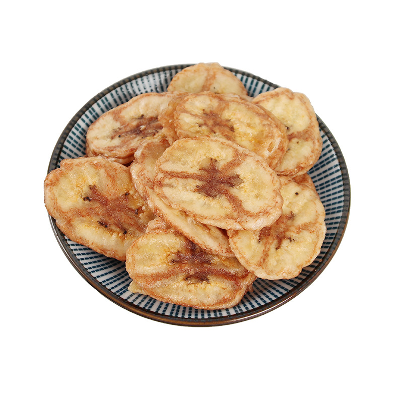 Carbon roasted banana slices 70g casual snacks office dried fruit nuts fried banana chips wholesale