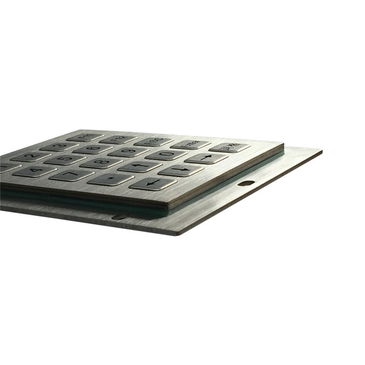 Dawo D-8246 Metal Numeric Keypad 20-Key Password Input Keyboard Dedicated to Automated Self-Service Equipment