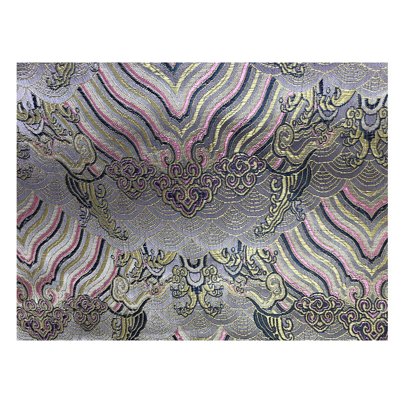 1.5 m Imitation Sanwu River Cliff Pattern Waterspray Brocade Fabric Sachet Pillow Cushion Silk Cheongsam Fabric