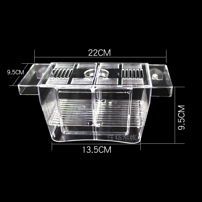 Fish Tank Isolation Guppy Breeding Box Hatching Box Bucket Tropical Fish Small Fish Juvenile Fish Extra Large Isolation Box Production Room