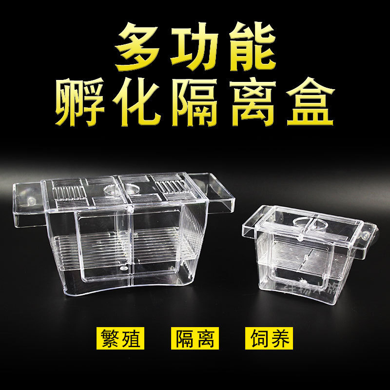Fish Tank Isolation Guppy Breeding Box Hatching Box Bucket Tropical Fish Small Fish Juvenile Fish Extra Large Isolation Box Production Room