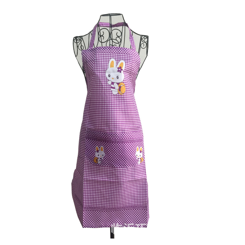 Factory Polyester Apron Summer Apron Adult Korean Style Work Clothes Logo Hotel Gift Kitchen Apron