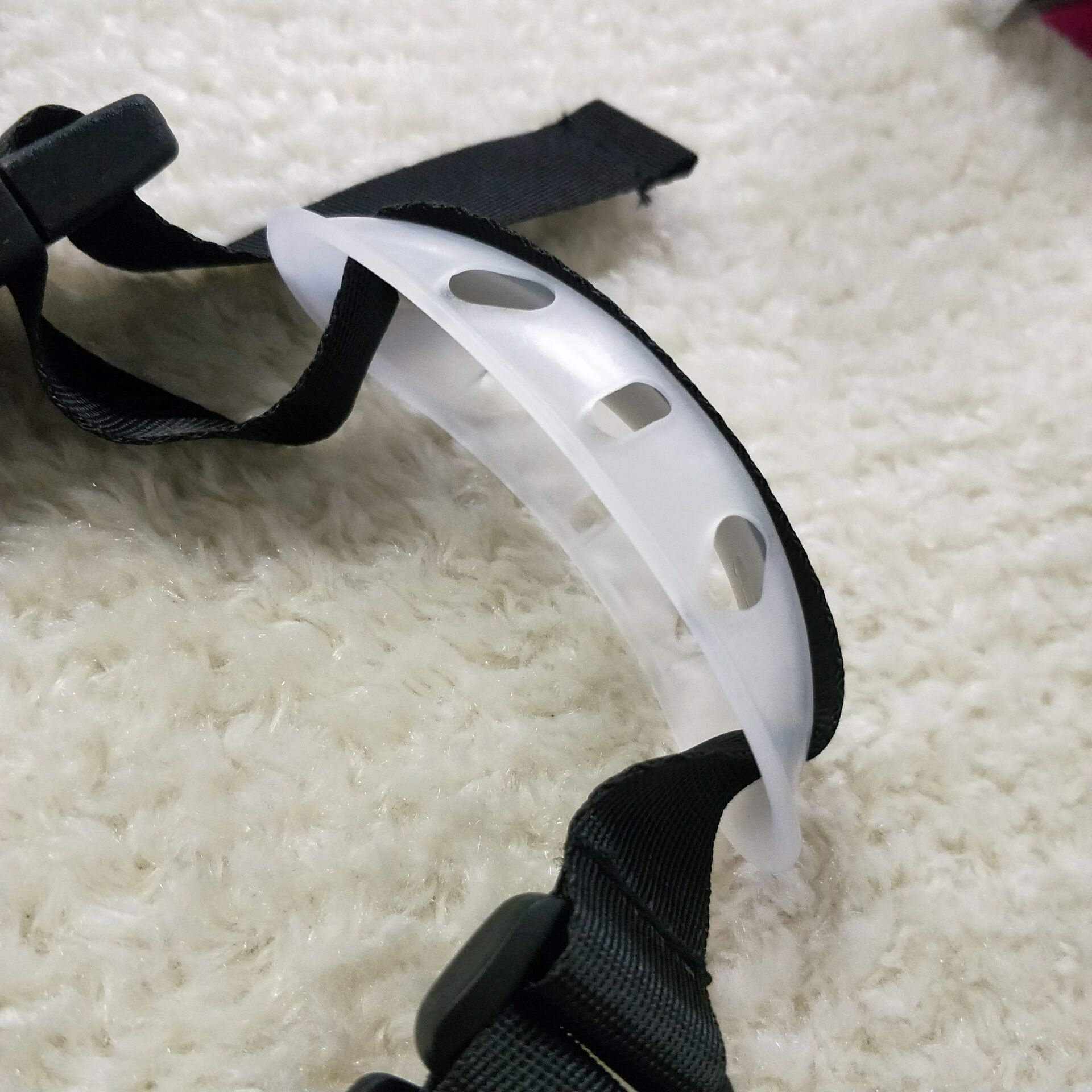 Hat Lower Back Strap, Safety Hat Y-Shaped Chin Strap, Protective Support Buckle Chin Fixation Strap