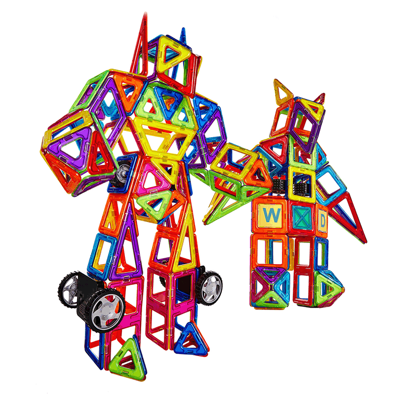 4.3*9 Strong Magnet Magnetic Sheet Kidsren's Educational DIY Magnetic Assembly Toys Magnetic Building Blocks Factory Wholesale 3 Years Old