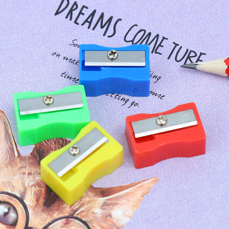 Pencil Sharpener, Simple Small Manual Pencil Sharpener, Student Single-Hole Pencil Sharpener, Plastic Pencil Sharpener, Wholesale Lightweight Mini