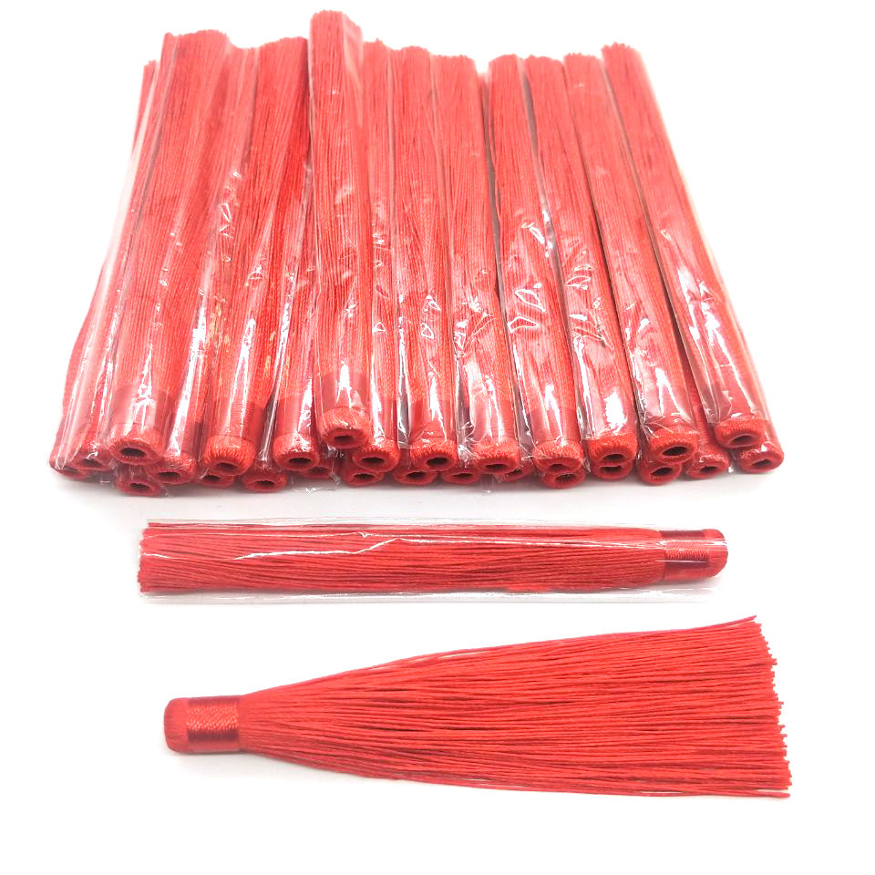 Chinese Knot Tassel 7cm Tube Hollow Tube Tassel Hanging Spike Sachet Tassel Car Hanging Tassel Tassel Chinese Style