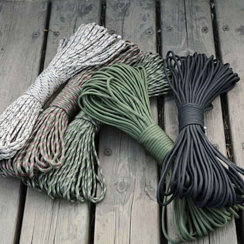 Wholesale military regulations umbrella rope outdoor equipment survival umbrella rope field binding rope tent drawstring 100 m