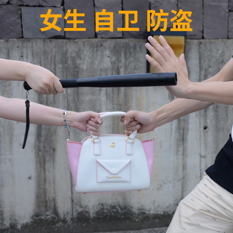 Factory Direct Sales Self-Defense Baseball Bat Bright Flashlight T6 Rechargeable Led Outdoor Multi-Functional Security Mace