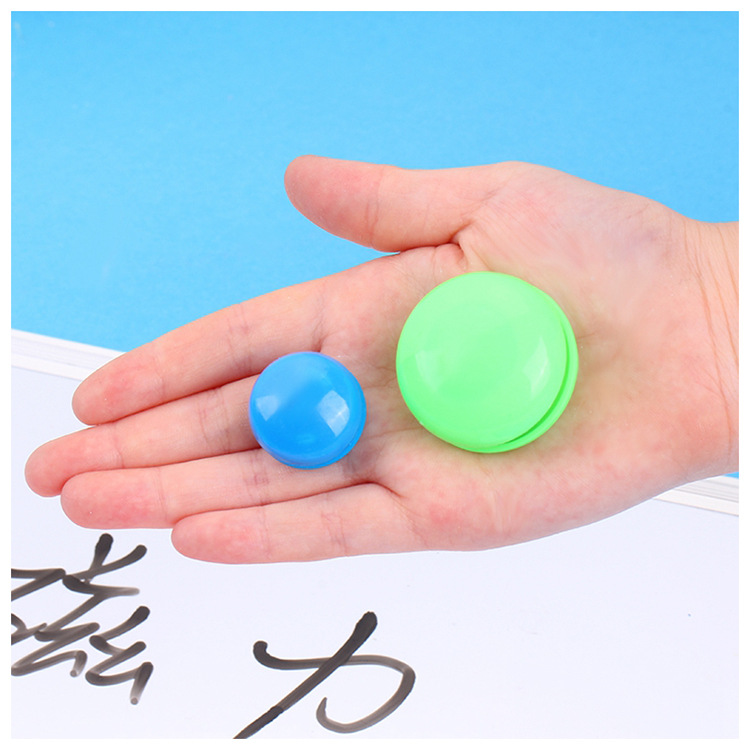 Whiteboard Blackboard Magnet Magnetic Particle Strong Magnetic Absorbing Iron Office Magnetic Sticker Round 30mm Magnetic Nail Color Stationery Magnetic Button Teaching Aids