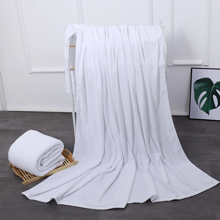 Оптовая продажа белых полотенец для гостиниц и гостевых домов, толстые, впитывающие, мягкие полотенца для взрослых