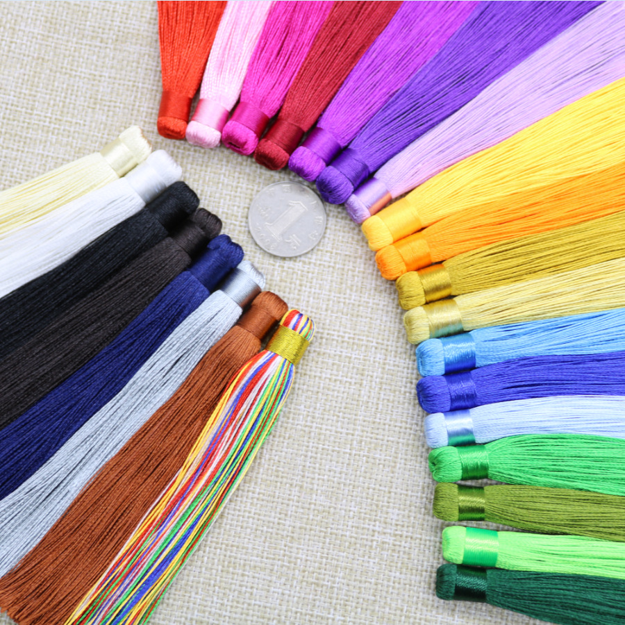 Chinese Knot Tassel 7cm Tube Hollow Tube Tassel Hanging Spike Sachet Tassel Car Hanging Tassel Tassel Chinese Style