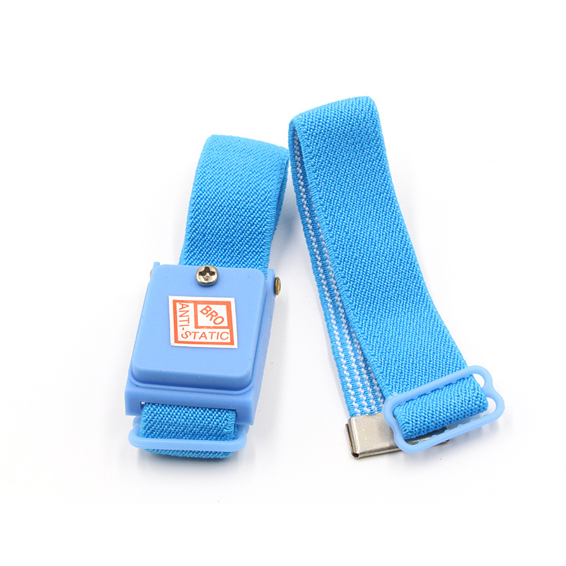 Direct Selling Blue Wireless Anti-static Bracelet Metal Anti-static Wrist Strap Wireless Static Ring Wholesale