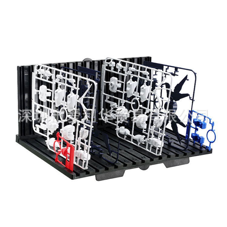 Gundam Model Parts Storage Rack, Figure Model Assembly Parts Rack, Easy-Access Plug-In Rack, Parts Frame Placement Rack