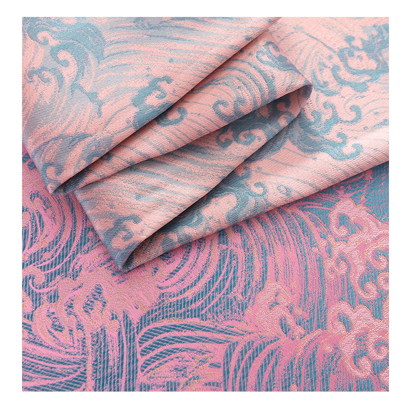 Yunhai high density nylon brocade fabric Tang suit Han clothing clothing clothing parent clothing wholesale