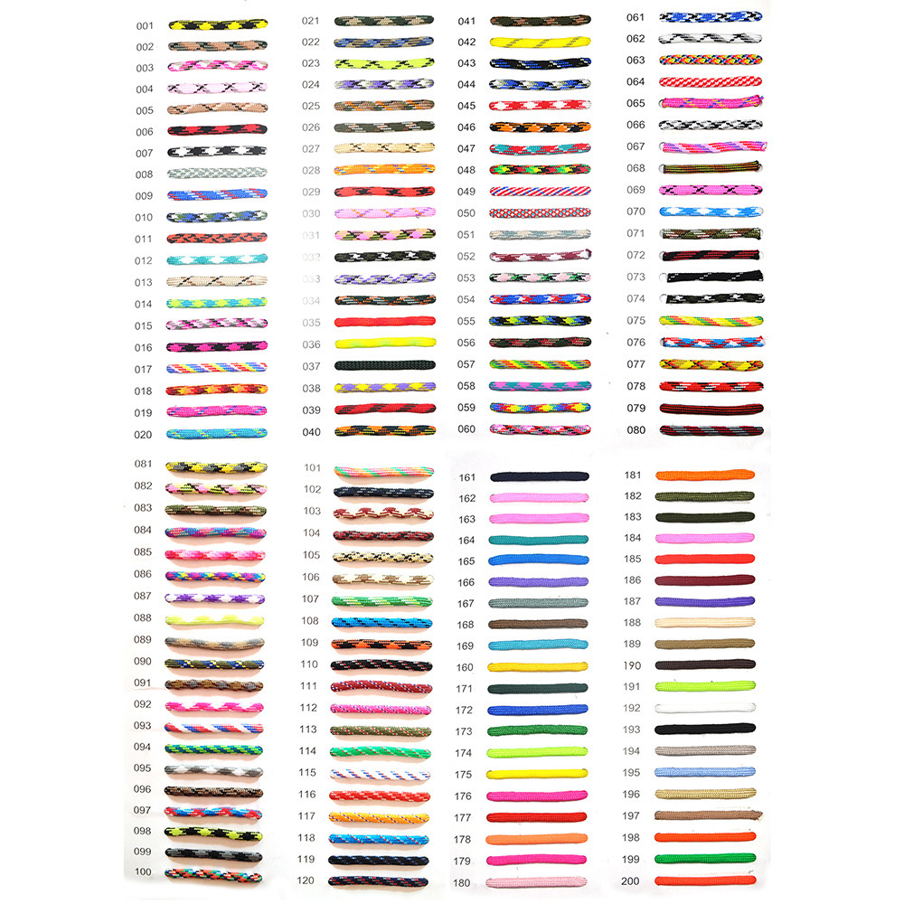 Wholesale military regulations umbrella rope outdoor equipment survival umbrella rope field binding rope tent drawstring 100 m