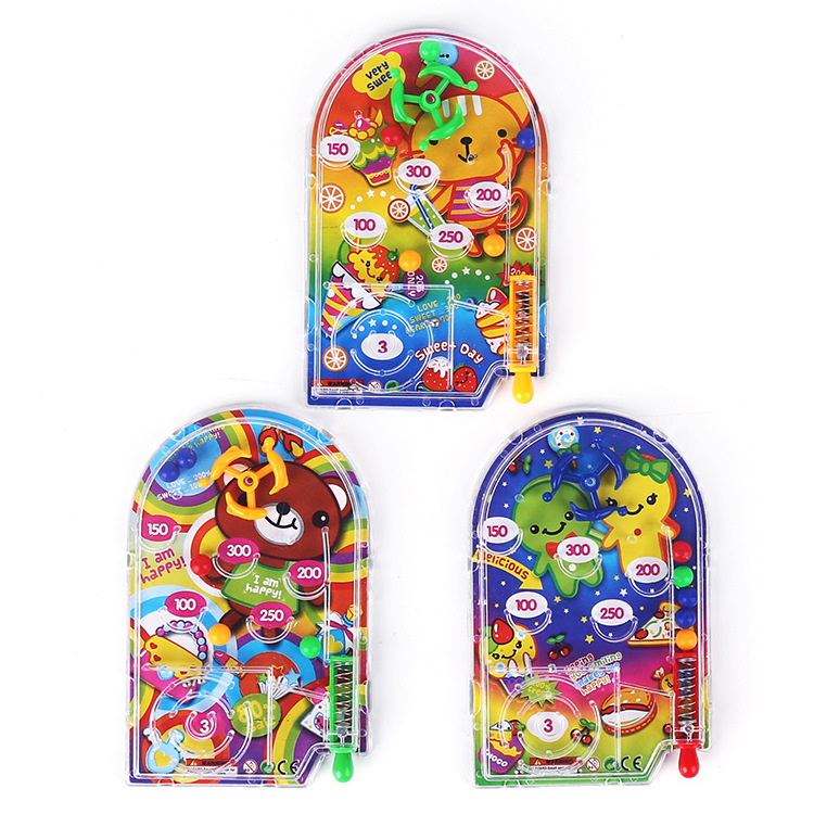 Plastic Student Intelligence Pinball Maze Mini House Pinball Cartoon Pinball Intelligence Children Toy Place